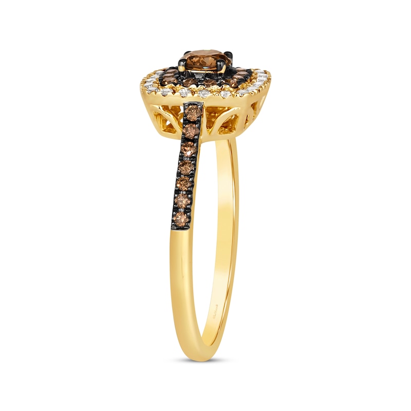 Le Vian Diamond Ring 1/2 ct tw Honey Gold Plated