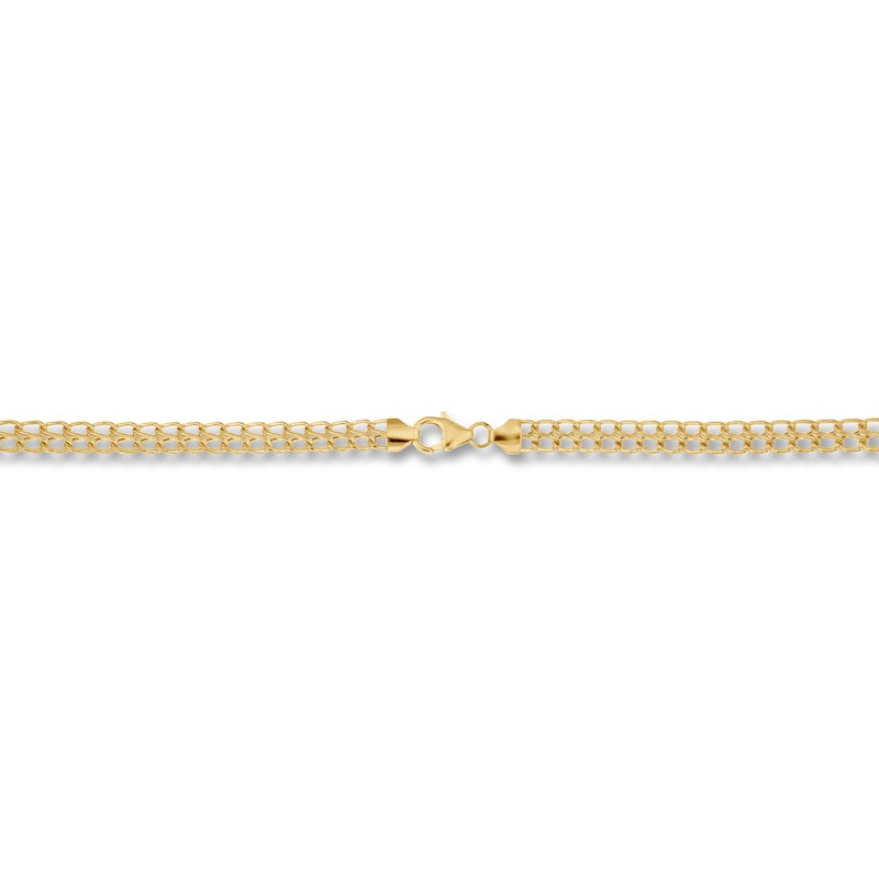 Infinity Necklace Yellow Gold Plated 18"