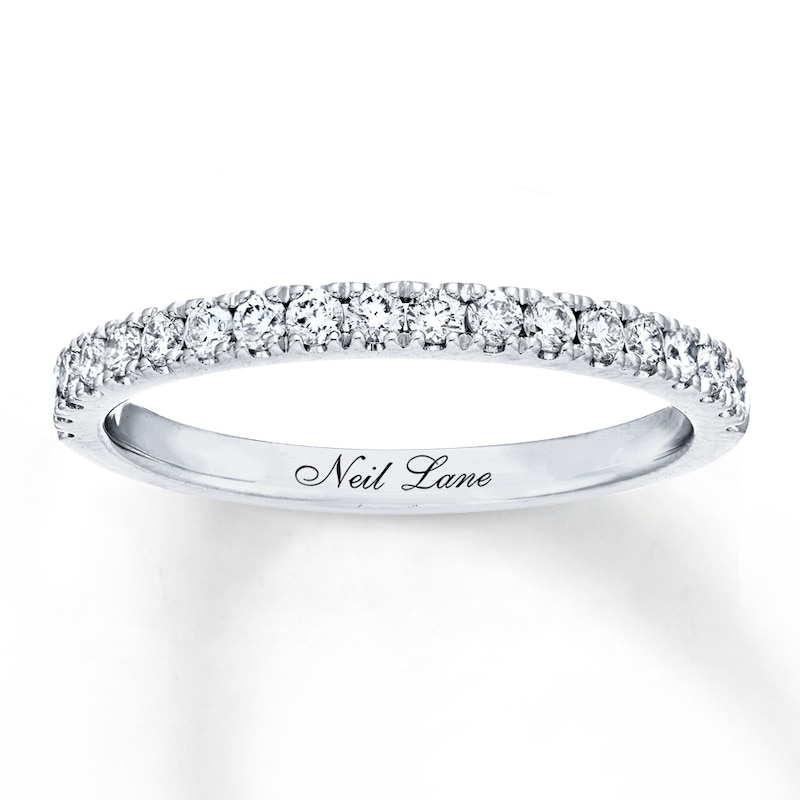 Neil Lane Diamond Wedding Band 1/3 ct tw White Gold Plated