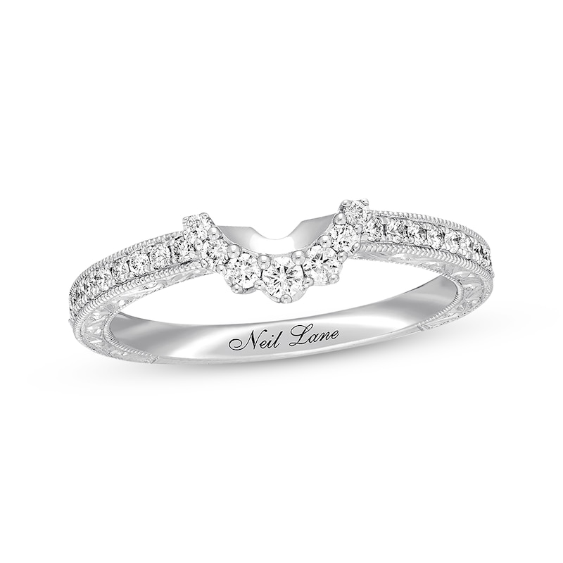 Neil Lane Diamond Wedding Band 1/4 ct tw White Gold Plated