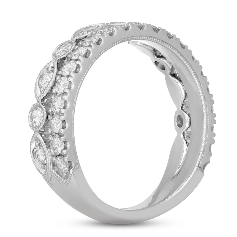 Neil Lane Diamond Anniversary Band 1 ct tw Round-cut White Gold Plated