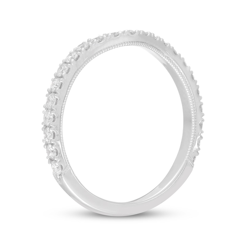 Neil Lane Diamond Wedding Band 1/2 ct tw Round-cut White Gold Plated