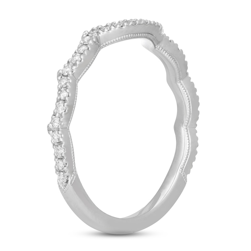 Neil Lane Diamond Wedding Band 1/4 ct tw Round-cut White Gold Plated