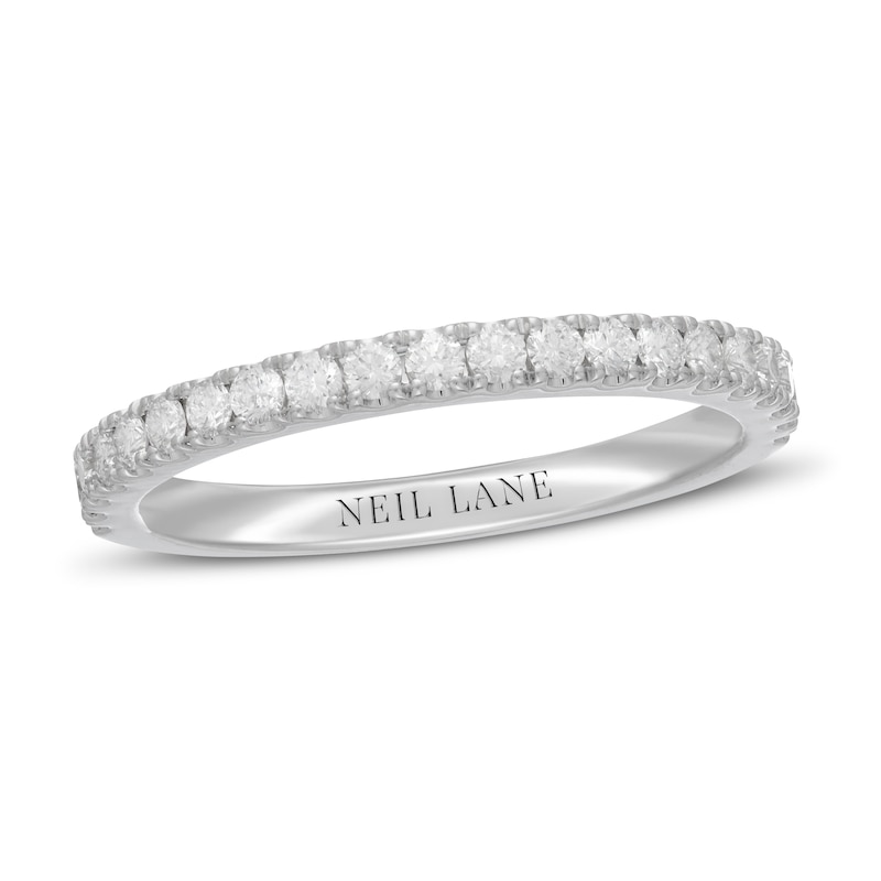 Neil Lane Diamond Wedding Band 3/8 ct tw White Gold Plated