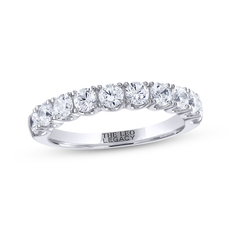 THE LEO Legacy Lab-Created Diamond Anniversary Band 1 ct tw White Gold Plated