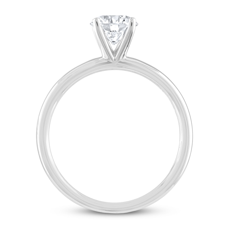 THE LEO Diamond Artisan Ring 1 Carat Round-cut White Gold Plated