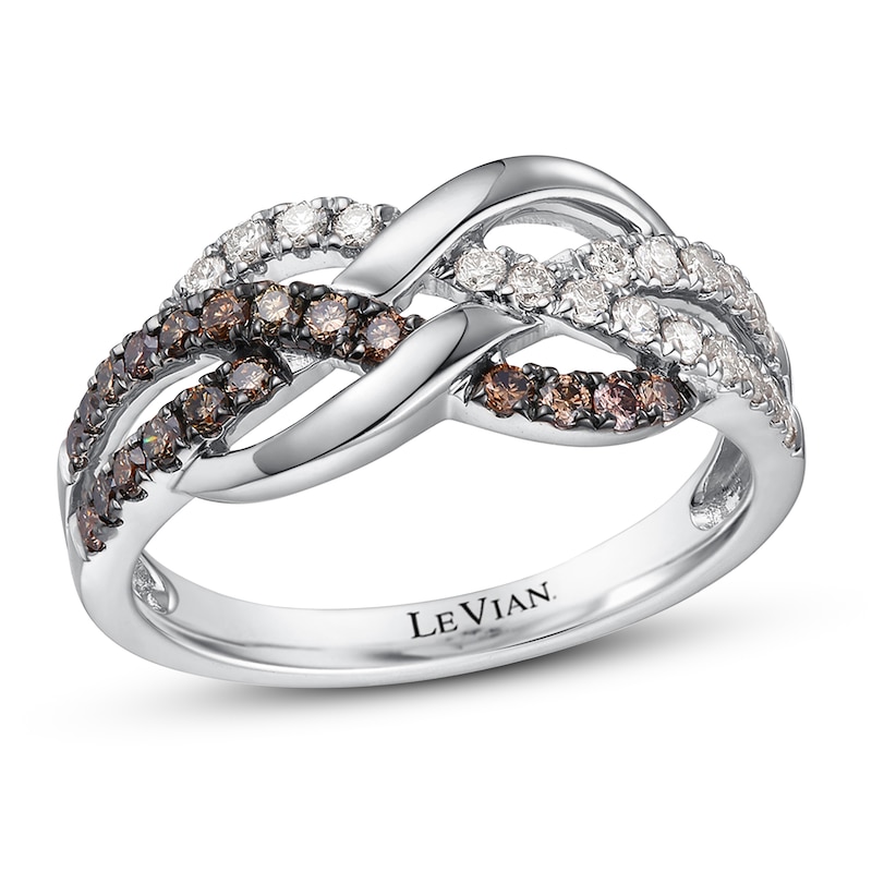 Le Vian Diamond Ring 1/2 ct tw Vanilla Gold Plated