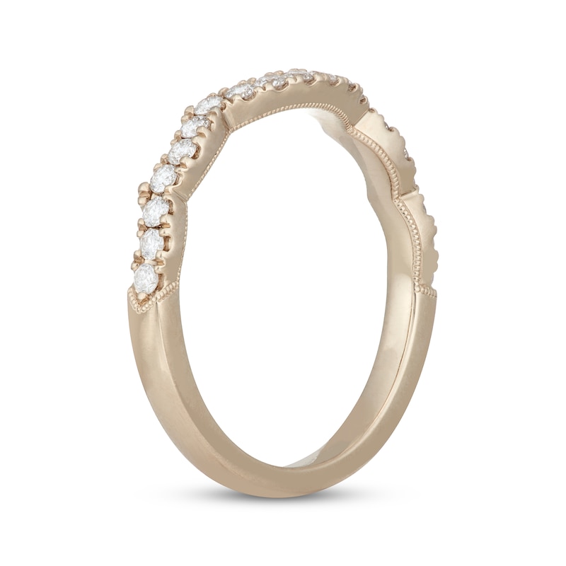 Neil Lane Diamond Wedding Band 1/3 ct tw Round-cut Yellow Gold Plated