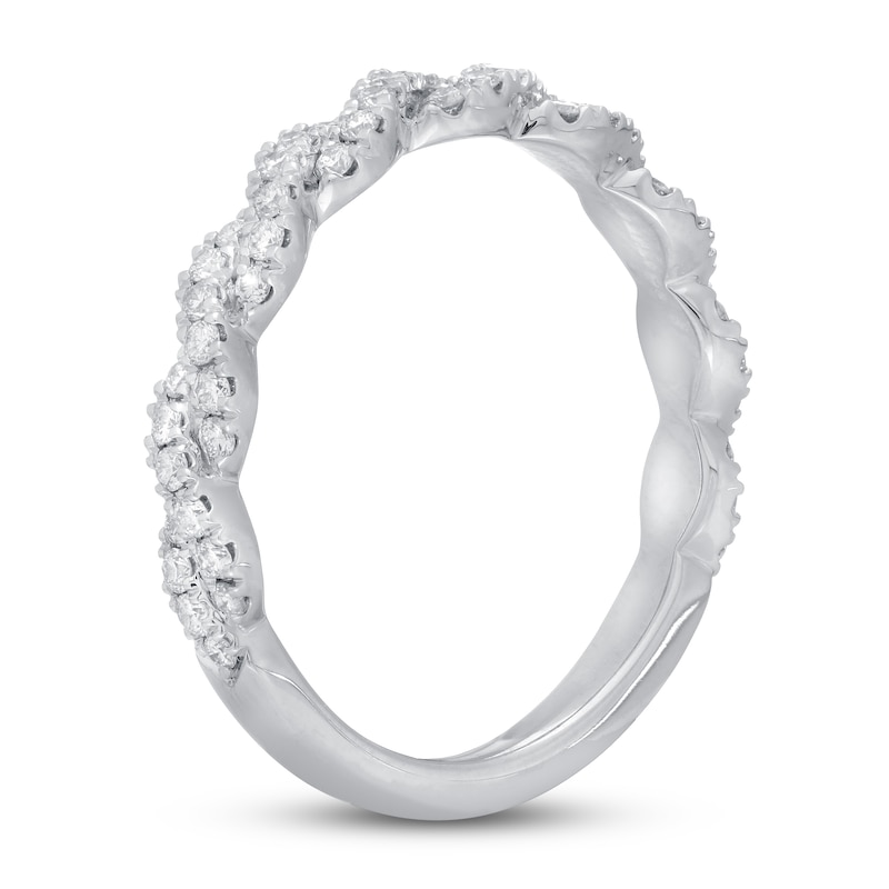 Neil Lane Premiere Diamond Anniversary Ring 3/8 ct tw Round-cut White Gold Plated