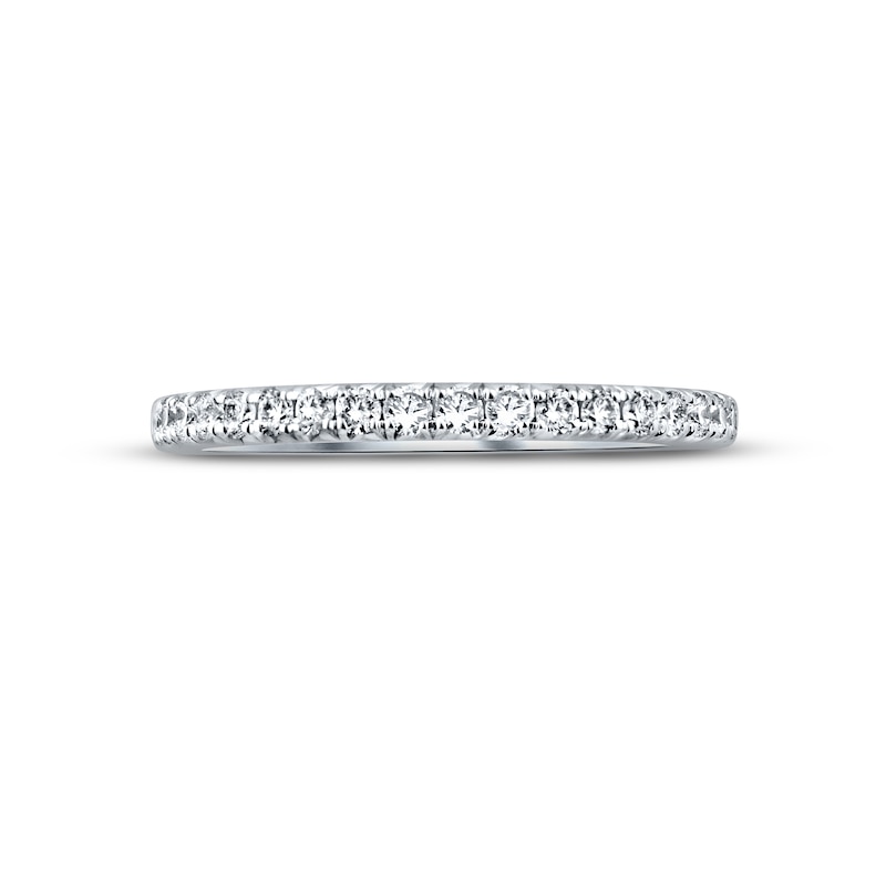 Monique Lhuillier Bliss Diamond Wedding Band 1/3 ct tw Round-cut White Gold Plated