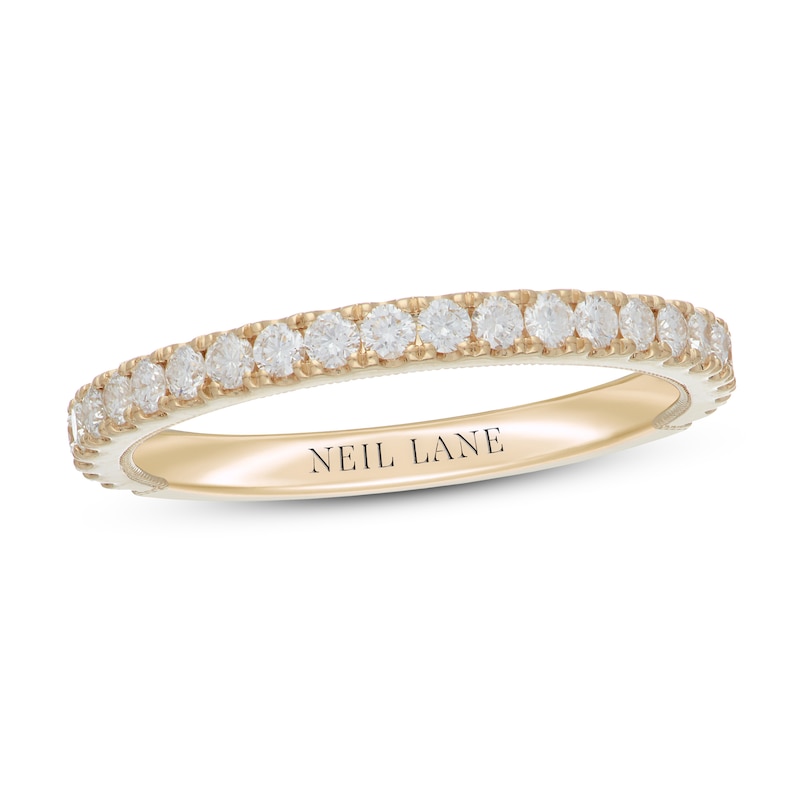 Neil Lane Premiere Diamond Band 1/2 ct tw Yellow Gold Plated
