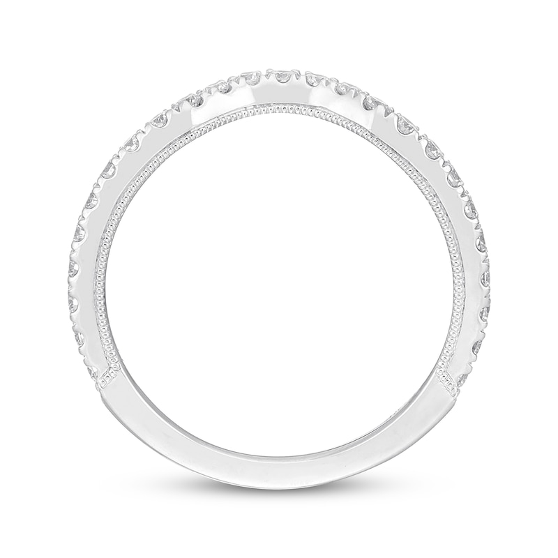 Neil Lane Diamond Wedding Band 3/8 ct tw White Gold Plated