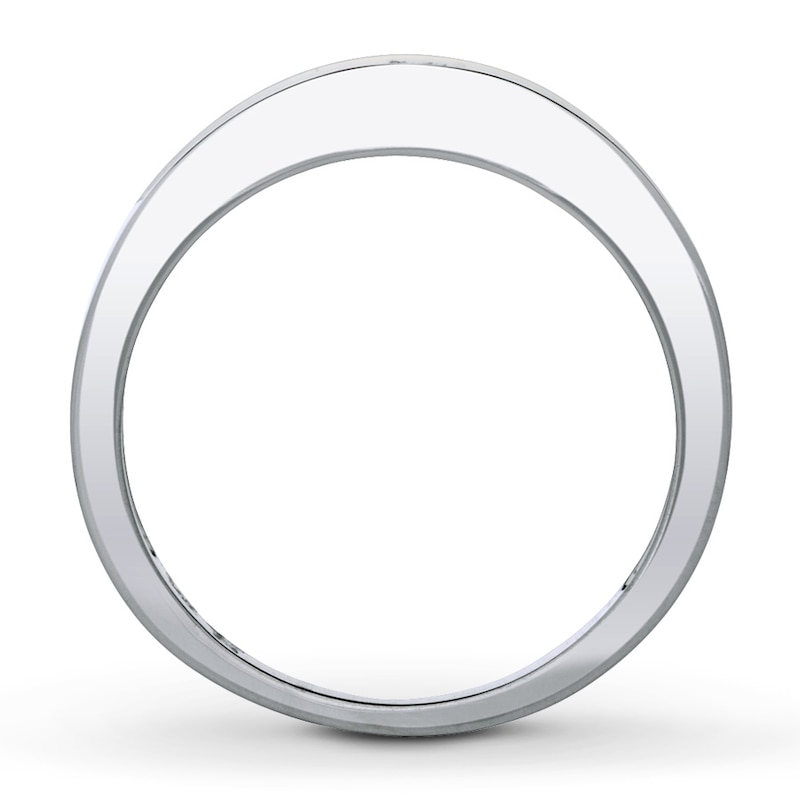 Band 1 ct tw Diamonds White Gold Plated