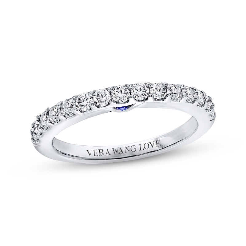 Wedding Band 1/2 ct tw Round-cut Diamonds White Gold Plated Band