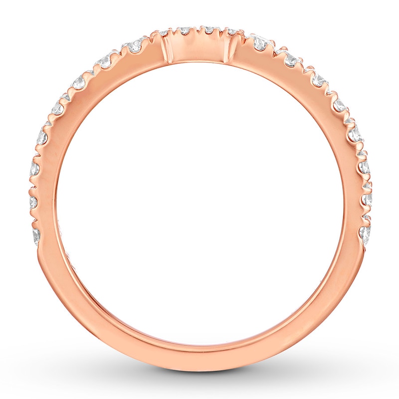 Neil Lane Diamond Wedding Band 1/2 ct tw Rose Gold Plated