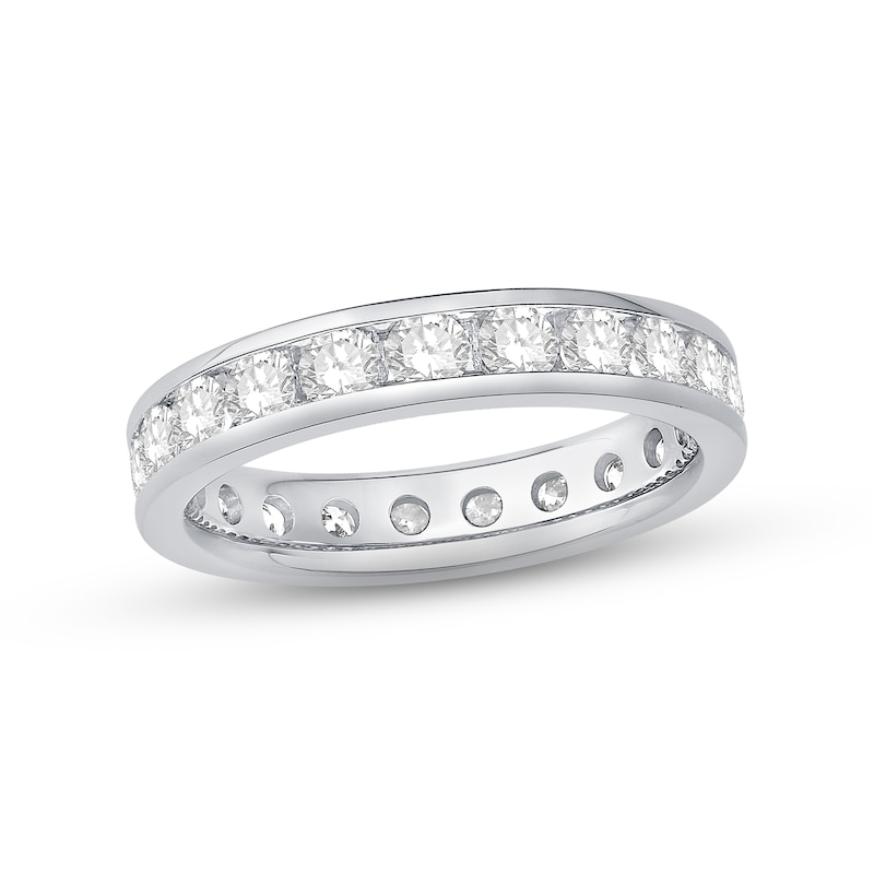 Diamond Eternity Ring 2 ct tw Round-cut White Gold Plated