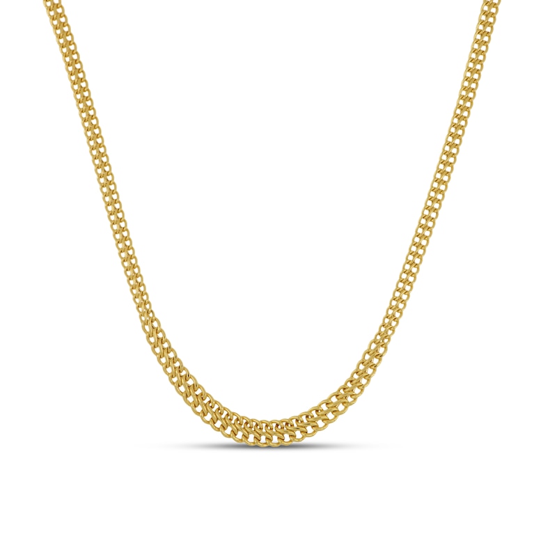 Infinity Necklace Yellow Gold Plated 18"