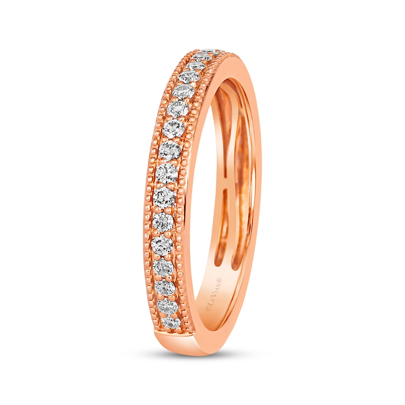 Le Vian Diamond Band 3/8 ct tw Strawberry Gold Plated