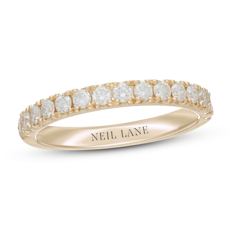 Neil Lane Diamond Wedding Band 1/2 ct tw Yellow Gold Plated