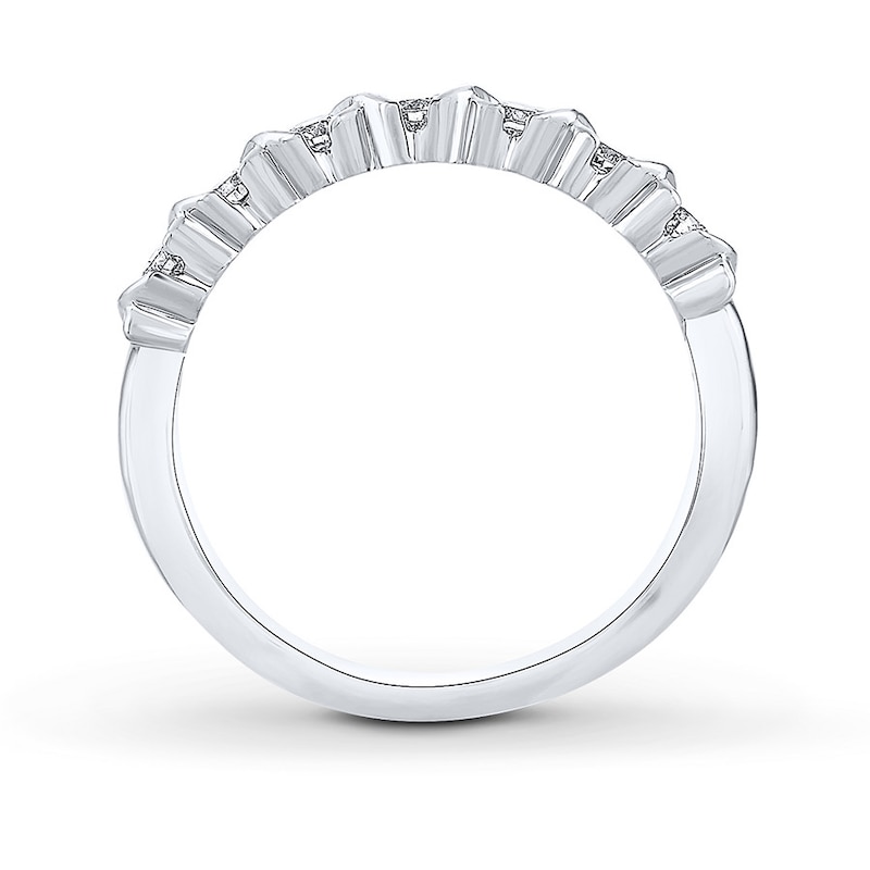 THE LEO Diamond Ring 1/3 ct tw White Gold Plated