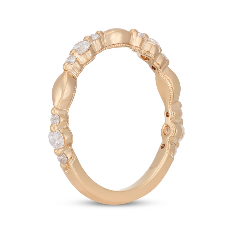 Neil Lane Round-Cut Diamond Anniversary Band 1/3 ct tw Yellow Gold Plated