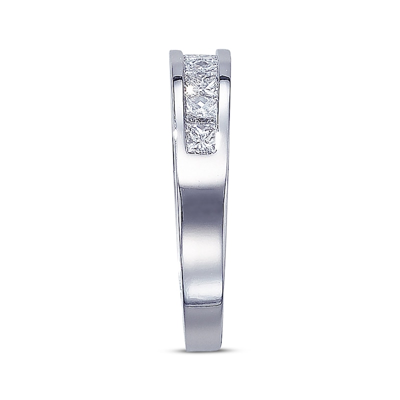Anniversary Band 1 ct tw Princess-cut Diamonds White Gold Plated