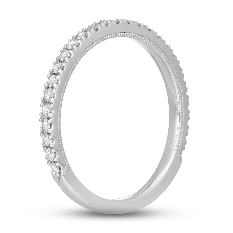 Neil Lane Diamond Wedding Band 1/3 ct tw Round-cut White Gold Plated