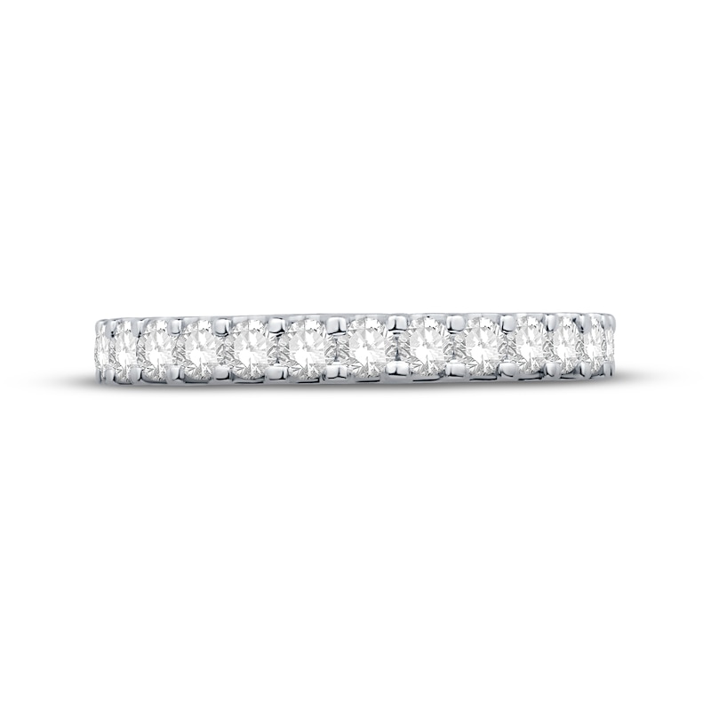 Diamond Eternity Ring 1 ct tw Round-cut White Gold Plated
