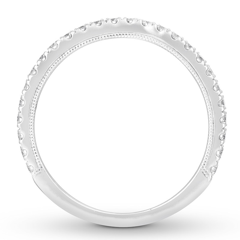 Neil Lane Diamond Wedding Band 3/8 ct tw White Gold Plated - Size 4.25