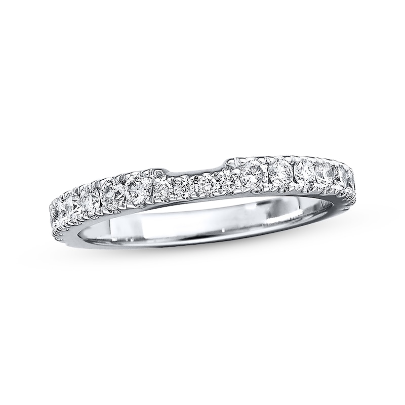 Neil Lane Wedding Band 1/2 ct tw Round-cut Diamonds White Gold Plated - Size 8.5