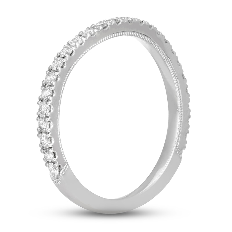 Neil Lane Diamond Wedding Band 3/8 ct tw Round-cut White Gold Plated