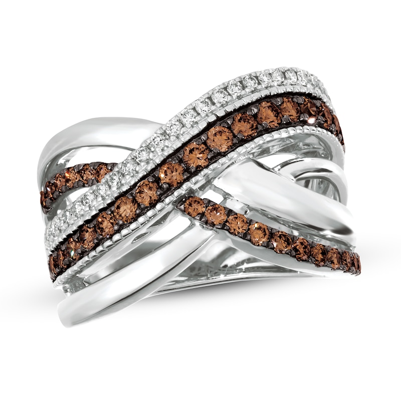 Le Vian Diamond 20th Anniversary Ring 1 ct tw Vanilla Gold Plated