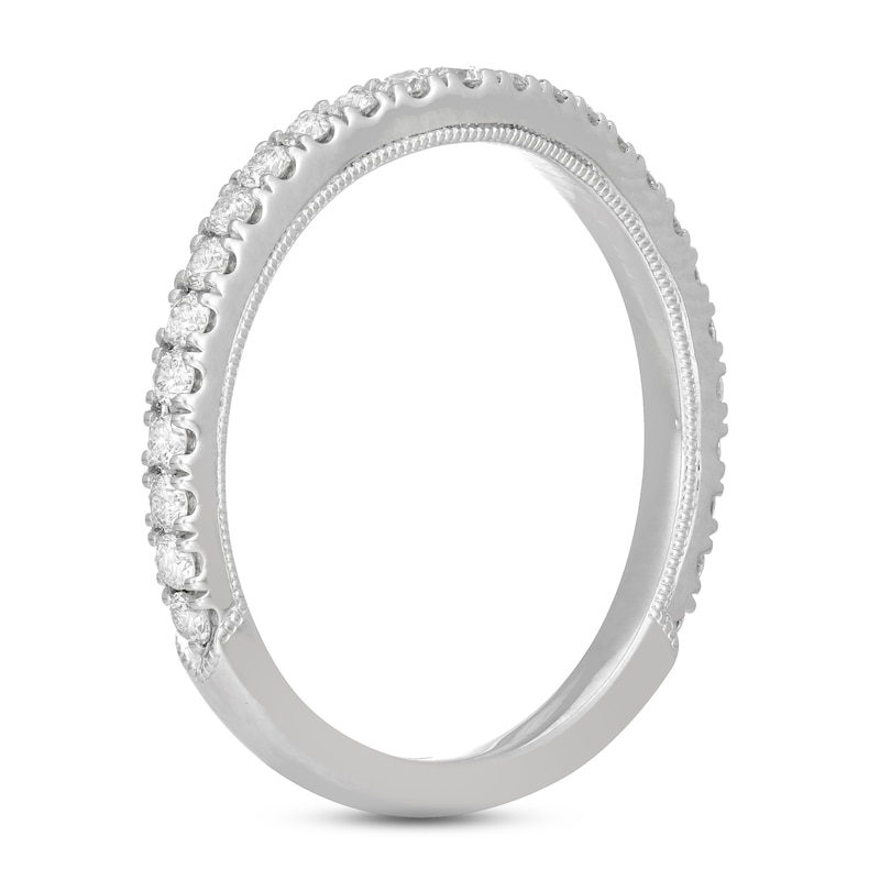 Neil Lane Diamond Wedding Band 3/8 ct tw Round-cut White Gold Plated