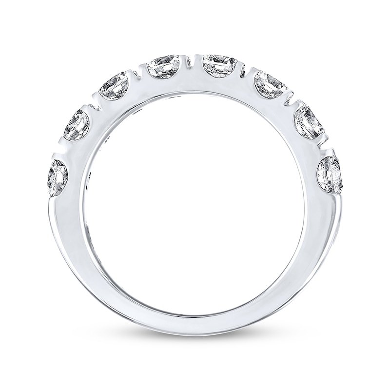 THE LEO Diamond Anniversary Ring 2 ct tw Round-cut White Gold Plated