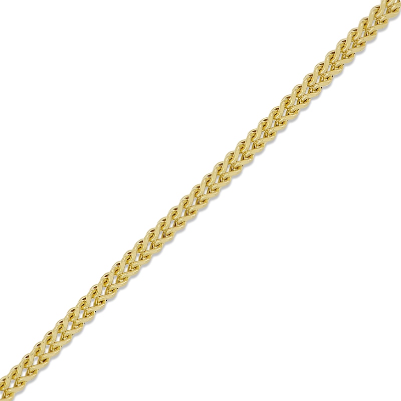 Hollow Franco Chain Bracelet Yellow Gold Plated 8.5"