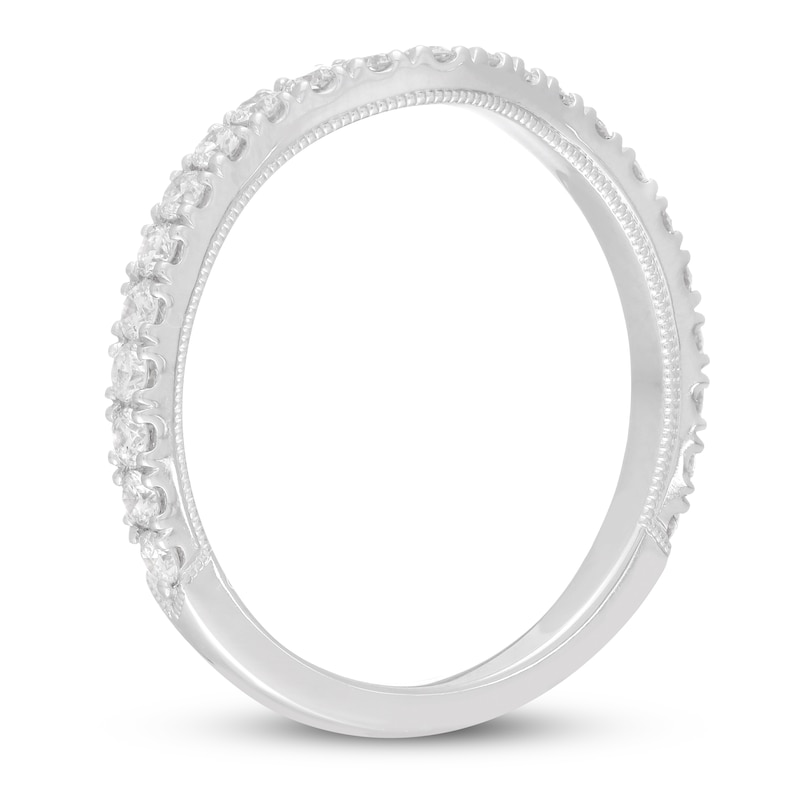 Neil Lane Diamond Wedding Band 1/2 ct tw Round-cut White Gold Plated