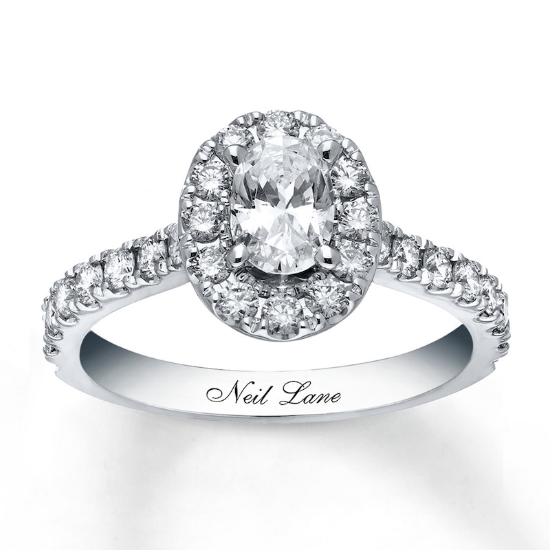 Neil Lane Diamond Ring 1-1/2 ct tw Gold Plated