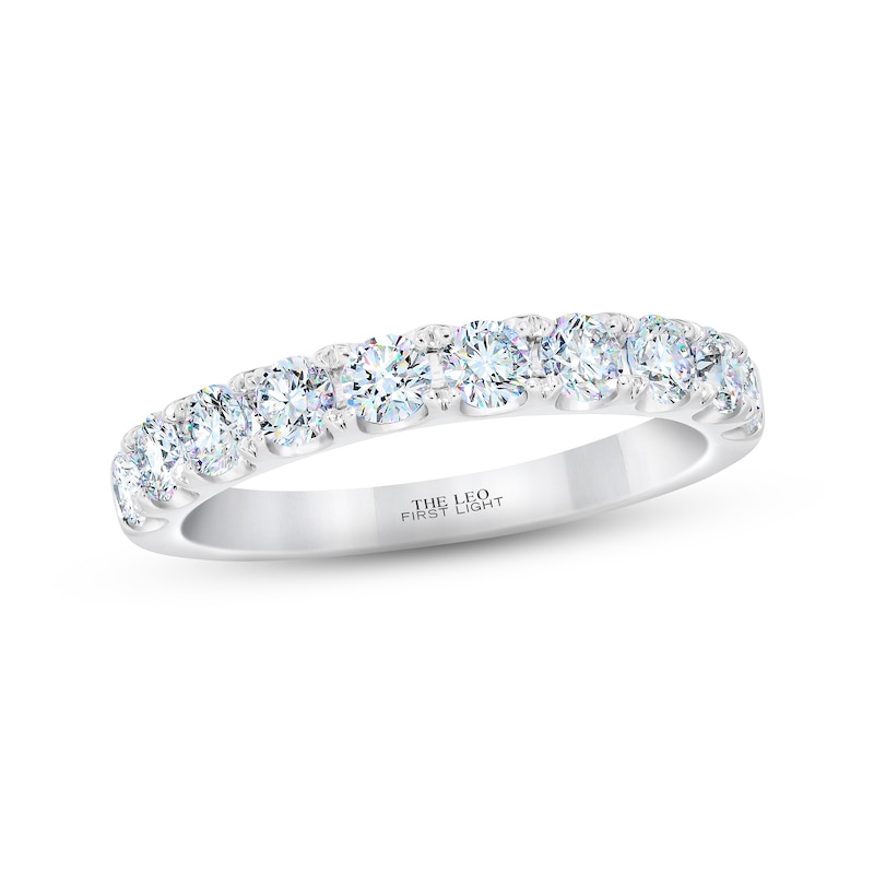 THE LEO First Light Diamond Anniversary Band 1 ct tw White Gold Plated