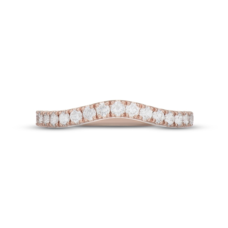 Neil Lane Diamond Wedding Band 1/2 ct tw Round Rose Gold Plated