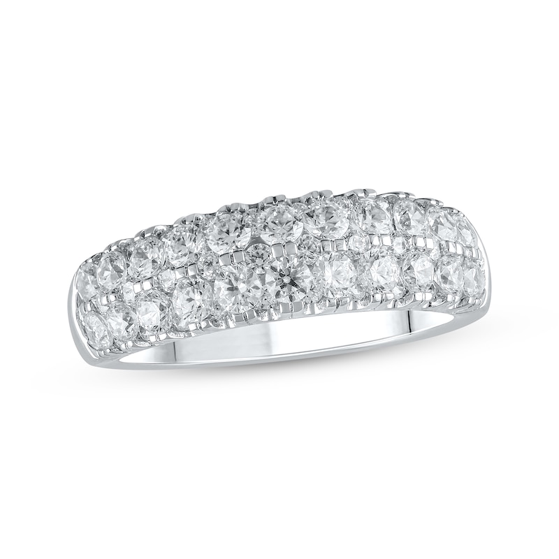 Lab-Created Diamonds by Anniversary Band 1-1/2 ct tw White Gold Plated