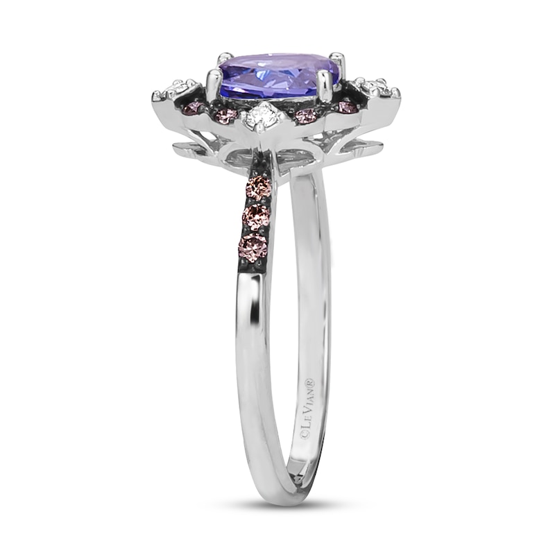 Le Vian Tanzanite Ring 1/5 ct tw Diamonds Vanilla Gold Plated