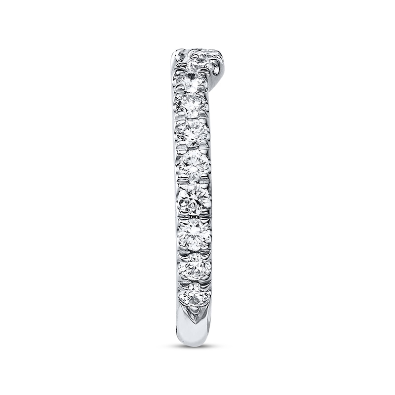 Neil Lane Round Diamond Wedding Band 5/8 ct tw White Gold Plated