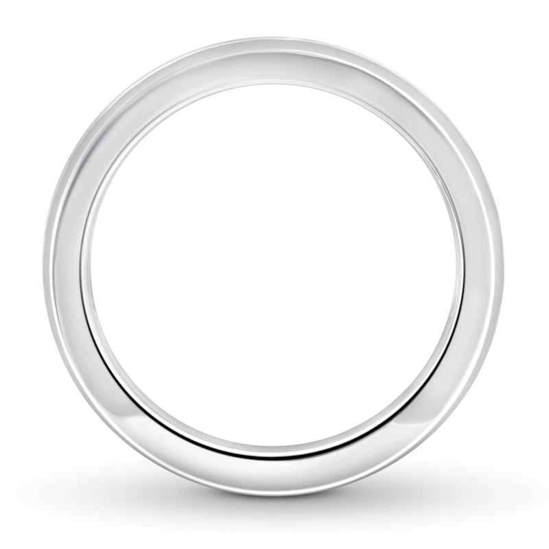 Diamond Anniversary Band 1 ct tw Round-cut White Gold Plated