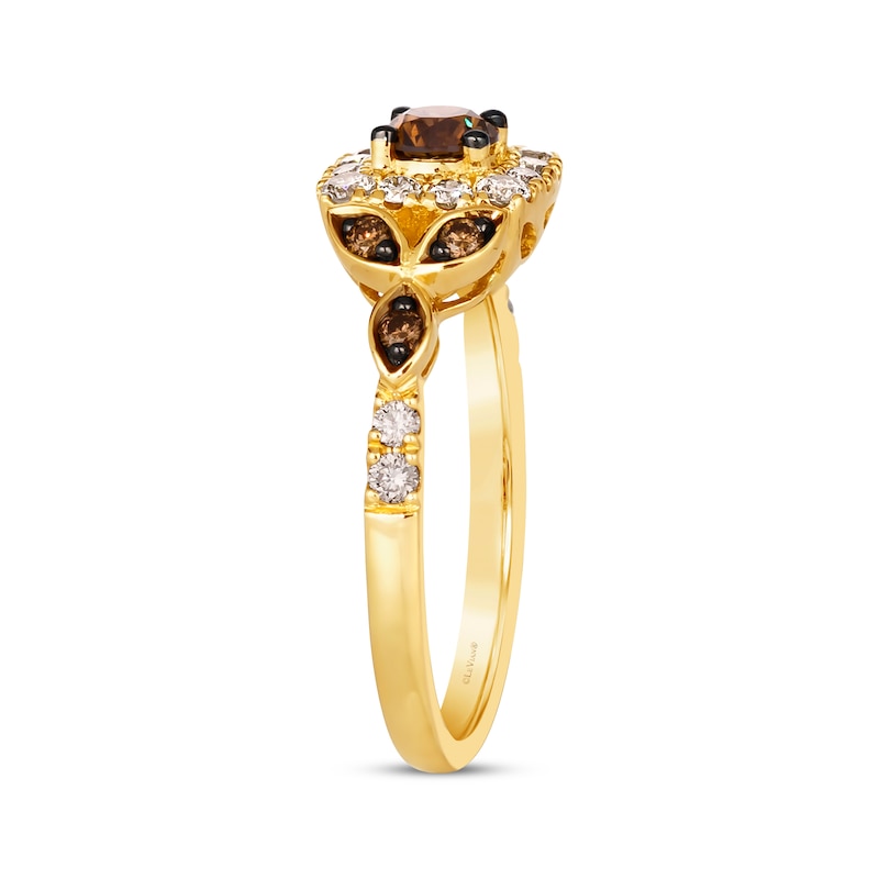 Le Vian Venetian Mosaic Diamond Ring 7/8 ct tw Honey Gold Plated