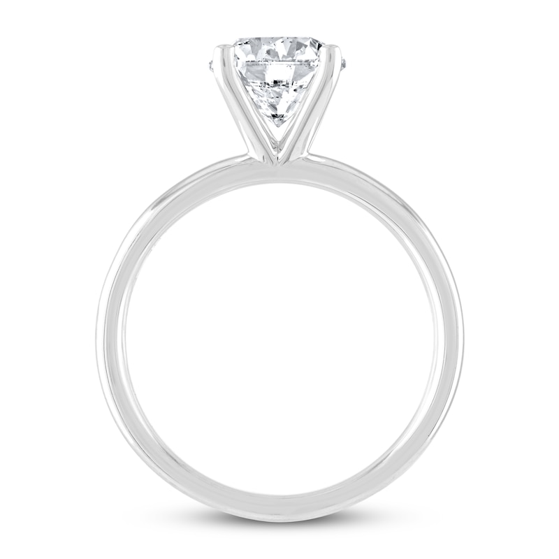 THE LEO Diamond Artisan Ring 1-1/2 ct tw Round-cut White Gold Plated