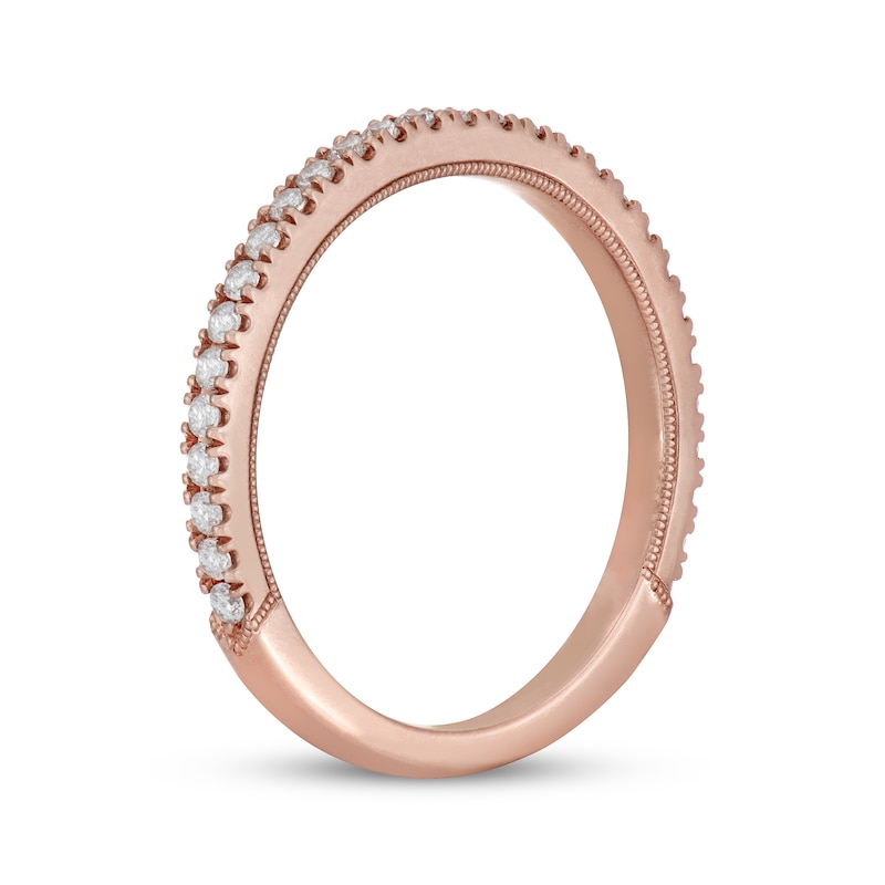 Neil Lane Diamond Wedding Band 1/3 ct tw Rose Gold Plated