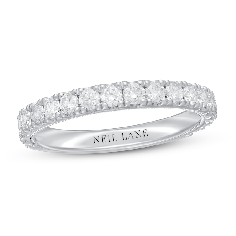 Neil Lane Premiere Diamond Anniversary Ring 3/4 ct tw Round-cut White Gold Plated