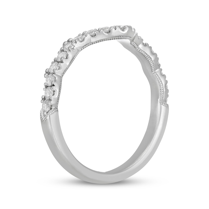 Neil Lane Diamond Wedding Band 1/3 ct tw Round-cut White Gold Plated