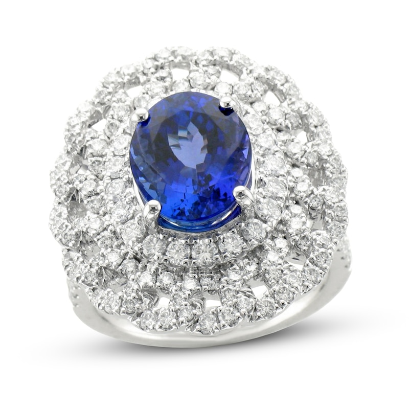 Le Vian Couture Tanzanite Ring 1-3/4 ct tw Diamonds Platinum - Size 7