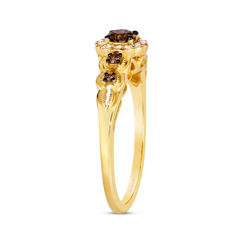 Le Vian Diamond Ring 1/3 ct tw Honey Gold Plated